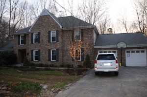 the house as it was