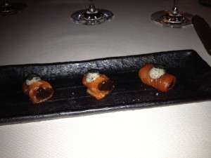 sashimi of steelhead trout