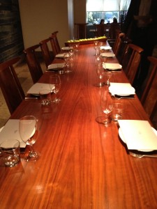 the chef's table