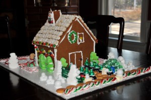 2012 gingerbread house