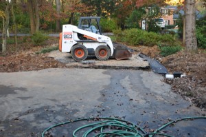 "before" driveway