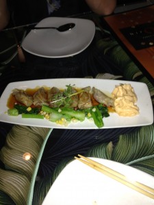 Portuguese Sausage Potstickers
