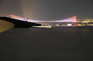 view of the bridge to Asia