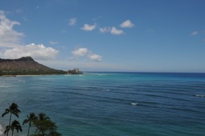 view upon arrival
