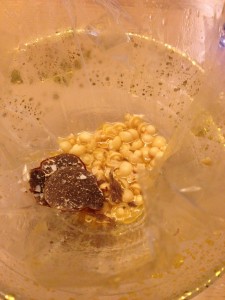 beech mushrooms with truffles