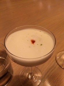 hot & cold pisco sour