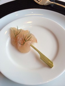 amuse-bouche (hamachi)