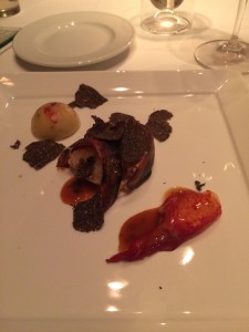 lobster (with black truffles)