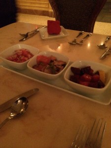 trio of salads