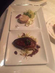 hot and cold foie gras
