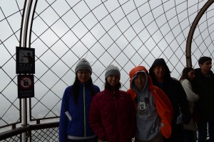 freezing at the top of the Eiffel Tower