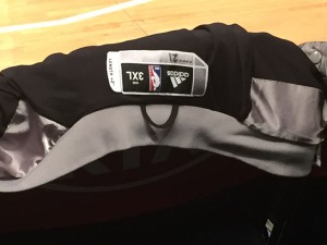 Tim Duncan's warm up jacket