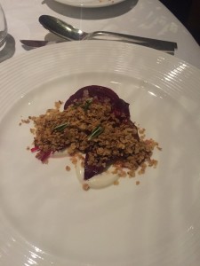 roasted beet & pear salad