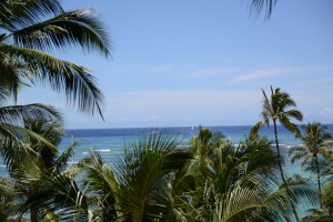 view from the Halekulani