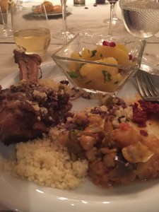 moroccan lamb with couscous