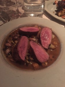 seared muscovy duck