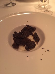 black truffle risotto
