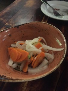 house made pickles
