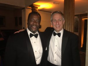 Jim with actor Wendell Pierce
