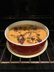 chocolate pumpkin cheesecake